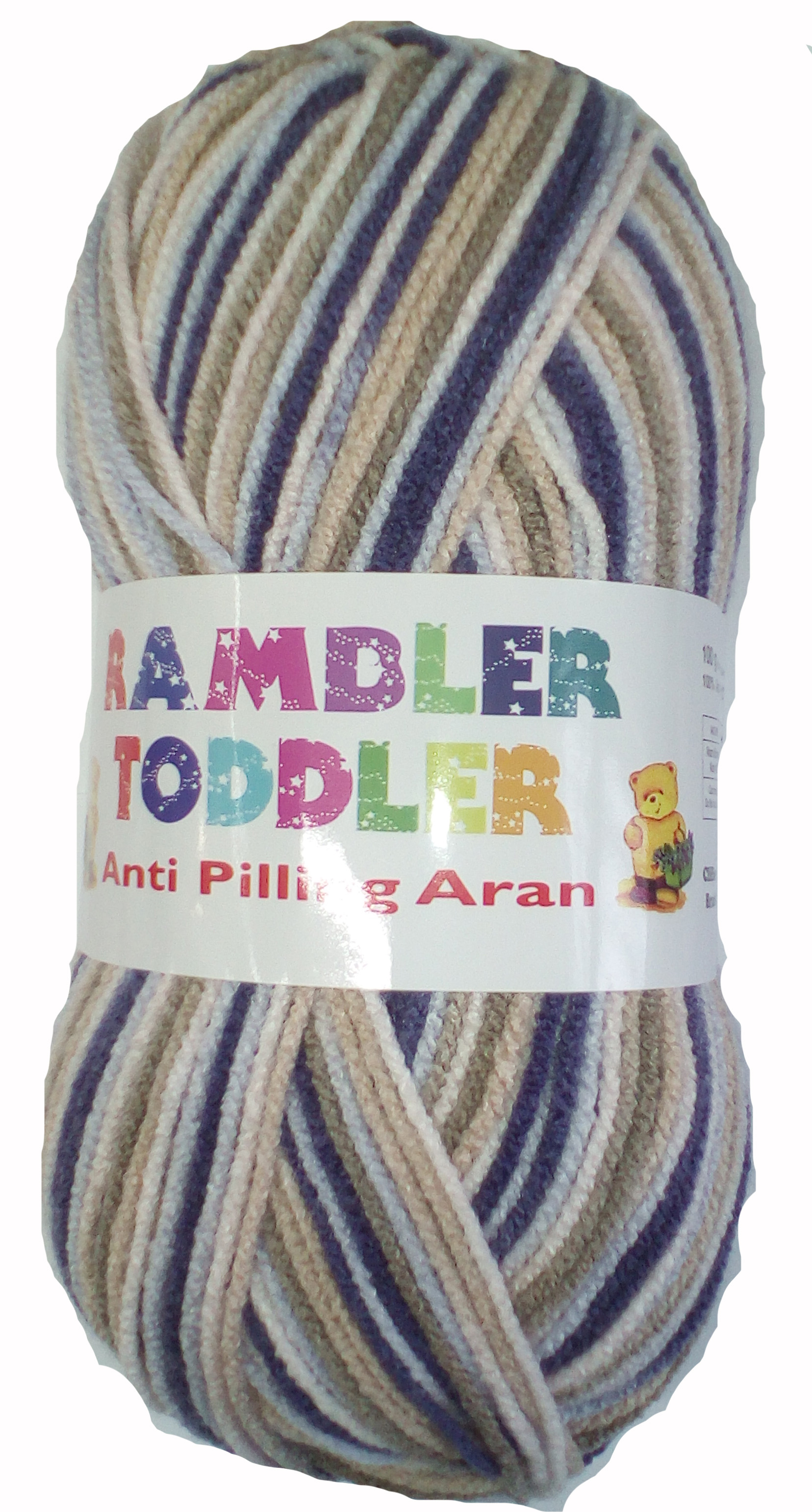 Rambler Toddler Anti Piling Aran 10 x100g Balls 6287